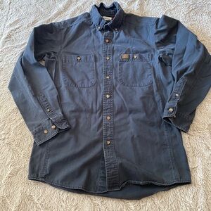 Wrangler Riggs Workwear Button Down Shirt Men’s Medium  Long Sleeve